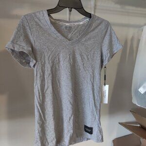NWT Calvin Klein Performance Women's Short Sleeve Tee Gray Size XS $30 FF390